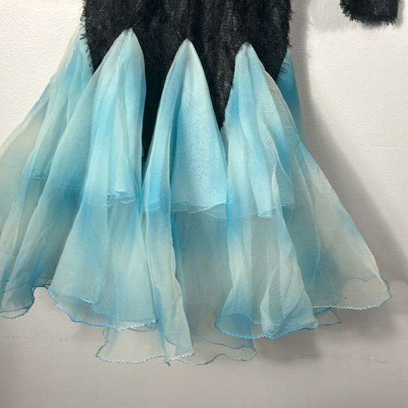 Dance Dress Crew Neck Tulle Skirt Long Sleeve size S-M - Picture 6 of 13